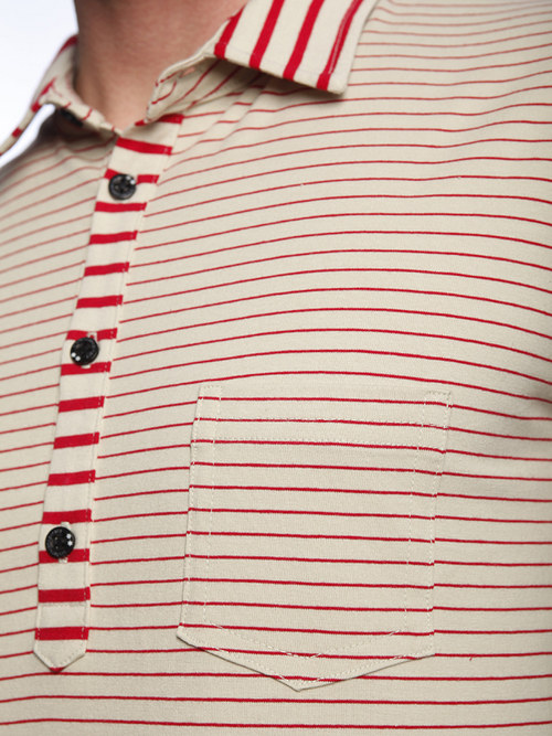 Polo triko NAVY red 02 — foto 4