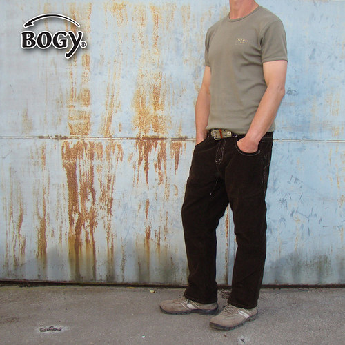Teplé zimní manžestráky pro pány, podšité fleecem — foto 4