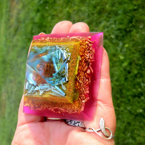 Orgonit - ČAKRY - 6 x 4 cm (1) — foto 5