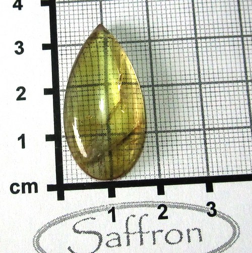 Citrín (přírodní) kabošon č.1 — foto 2