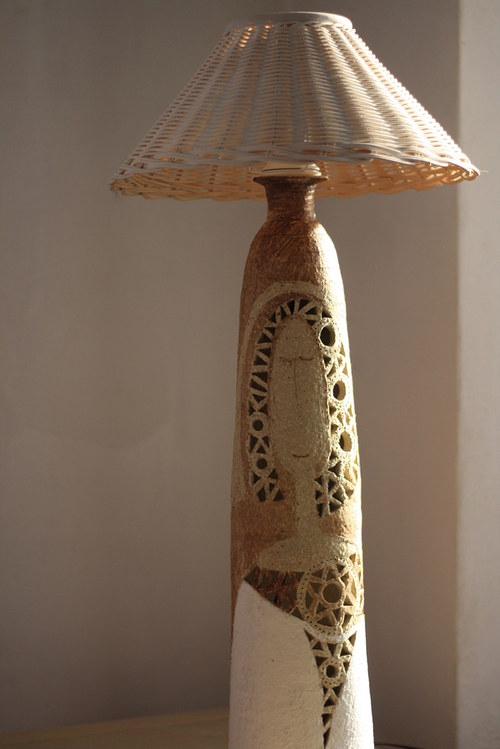 Lampa žena barokní — foto 3