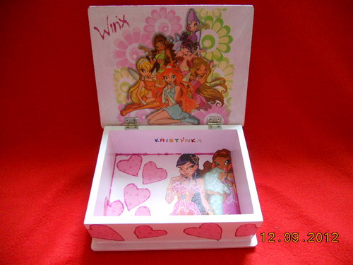 Šperkovnice,krabička VÍLY WINX — foto 2