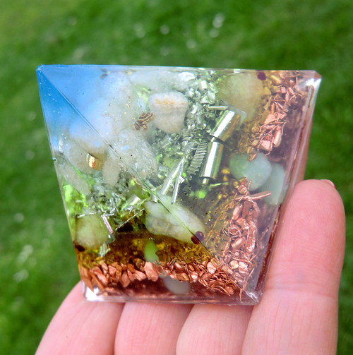 Orgonit 8 - Pyramida 5x4,5 - Zklidnění — foto 3