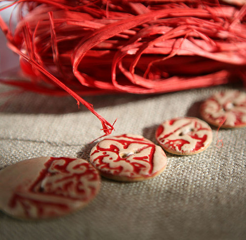 Třiplusjednadotdot (knofle keramické) — foto 3