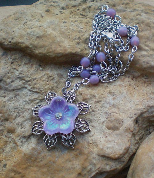Světle fialové kytičky — foto 3