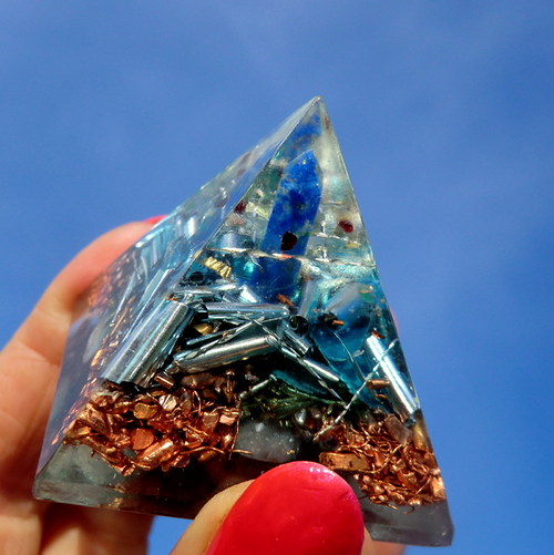 Orgonit (9) - Pyramida 4x4cm - Lapisový hrot — foto 4