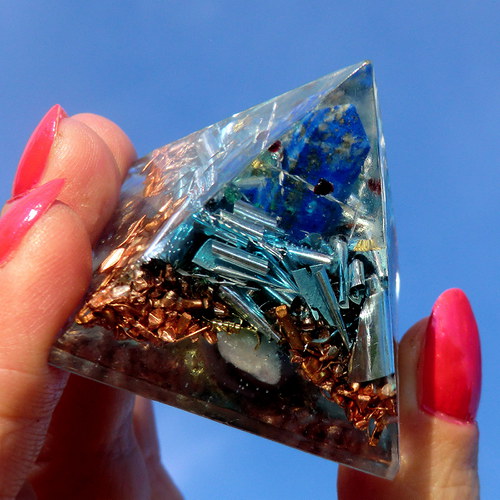 Orgonit (9) - Pyramida 4x4cm - Lapisový hrot — foto 6