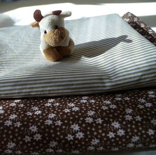 Hnědé kytičkované - na přání — foto 2