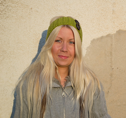 Dámská háčkovaná čelenka — foto 3