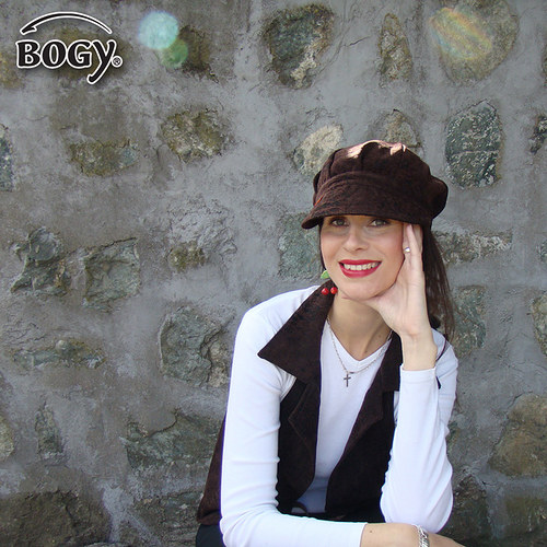 Teplá hnědá bekovka podšitá fleecem — foto 5