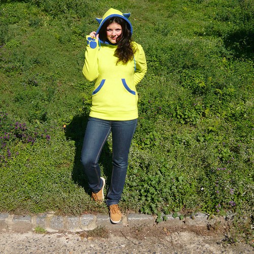 Mikina s oušky - kočka AKCE — foto 3