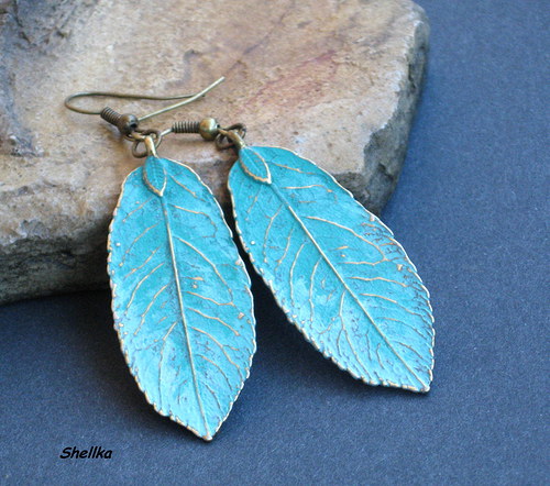 Náušnice ,,LEAFS ,, 6 — foto 2