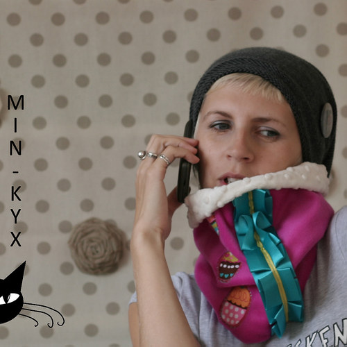 NÁKRČNÍ-KYX hard pink/cupcake — foto 3