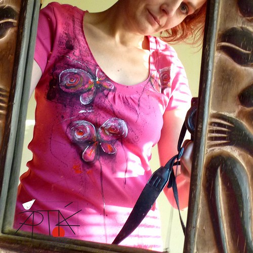 Triko "motýlkOVÉ", L/ XL — foto 2