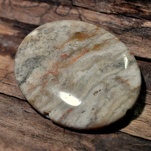 71. Ocean Jasper - obří 50x40 mm vrtaný — foto 2