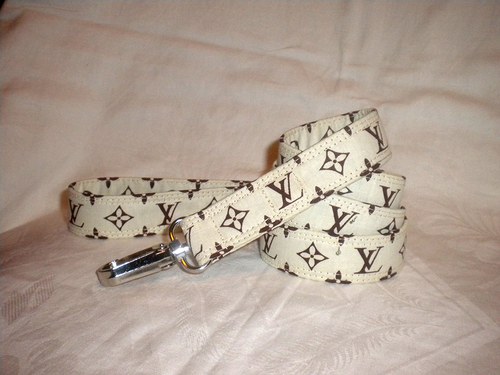 Obojek s monogramem LV - hnedy — foto 5