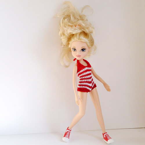 Retro plavky pro Barbie MUSE — foto 2