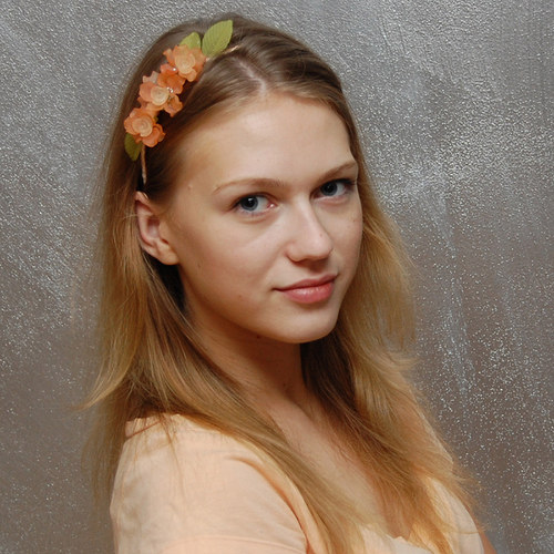 Peach roses ... čelenka — foto 6