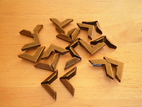 Rožky stříbrné 19mm - 2ks... — foto 3