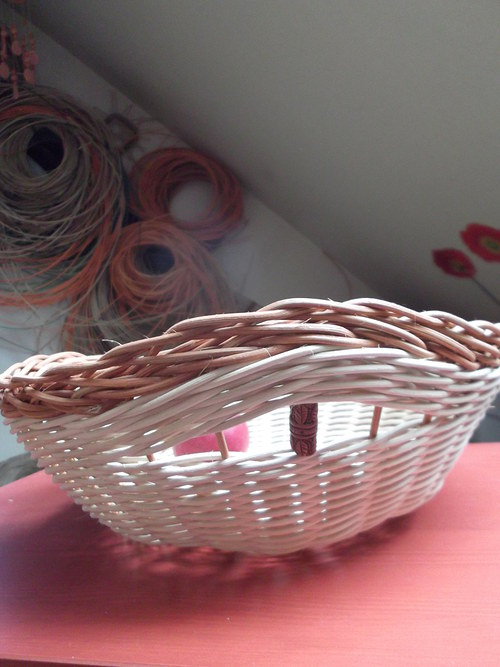 Trojrohý košík s keramickými korálky — foto 5