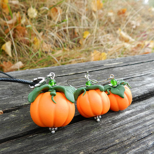 Náušnice ... Halloween — foto 3