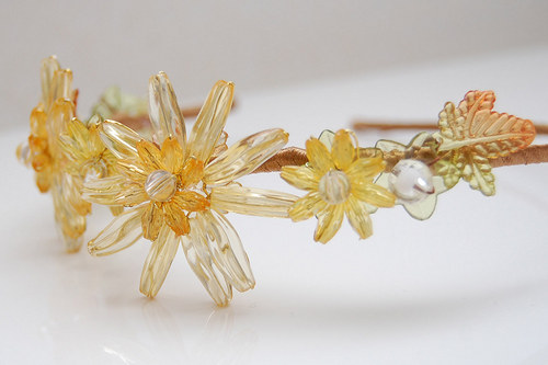 Podzimní chryzantéma ... čelenka — foto 4