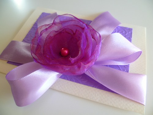 Fialovosmetanové přáníčko ... — foto 3