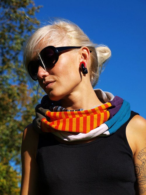 NECK WRAP LONG sleva — foto 2
