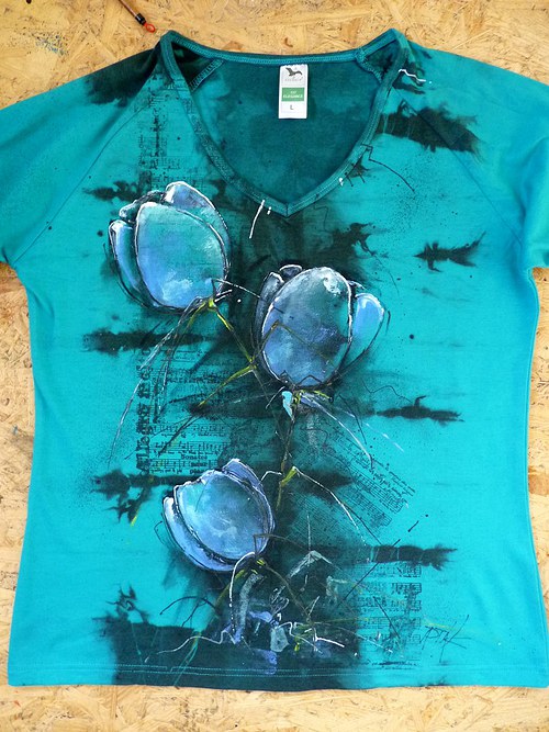 Triko "velké KVěTy", L/ XL — foto 3