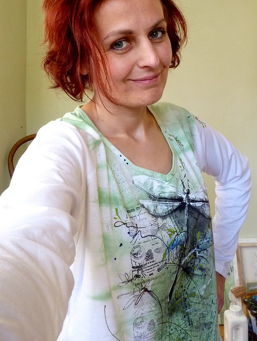 Triko "vážky", XXL/ 3XL — foto 2