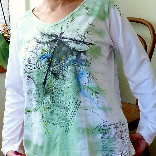 Triko "vážky", XXL/ 3XL — foto 3