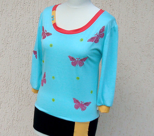 Seven butterflies - tričko — foto 3