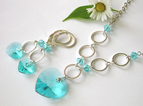 Swarovski sada Light Turquoise ( 10 + 18 ) — foto 3