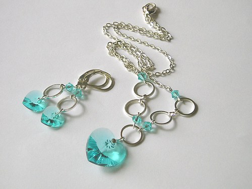 Swarovski sada Light Turquoise ( 10 + 18 ) — foto 6