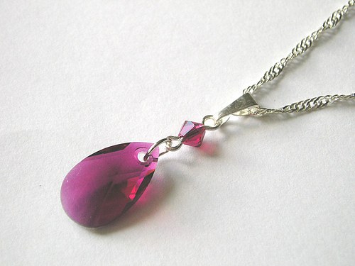 Swarovski sada kapky Ruby — foto 3