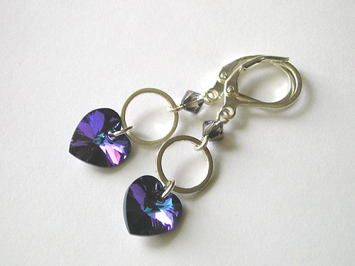 Swarovski náušnice Heliotrope AB — foto 3