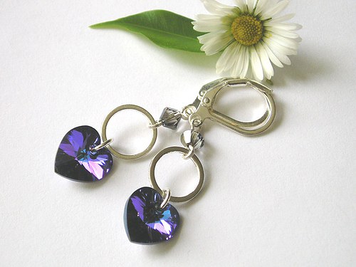 Swarovski náušnice Heliotrope AB — foto 4
