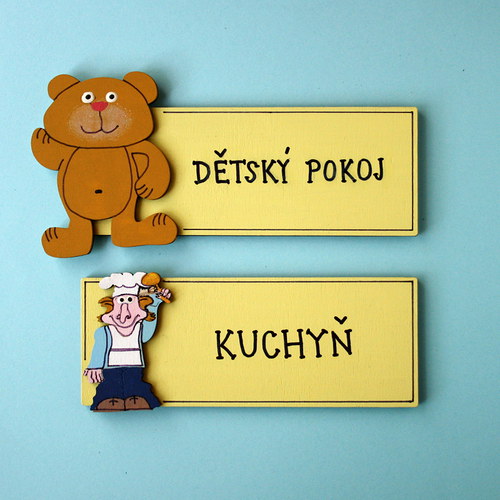 Cedulka na dveře WC — foto 3