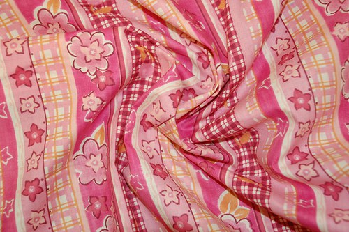 Růžový patchwork vzor — foto 2