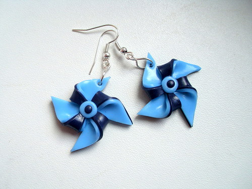 Náušnice větrníky — foto 2