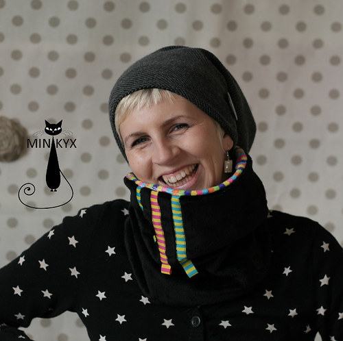 NÁKRČNÍ-KYX black/stripes — foto 2