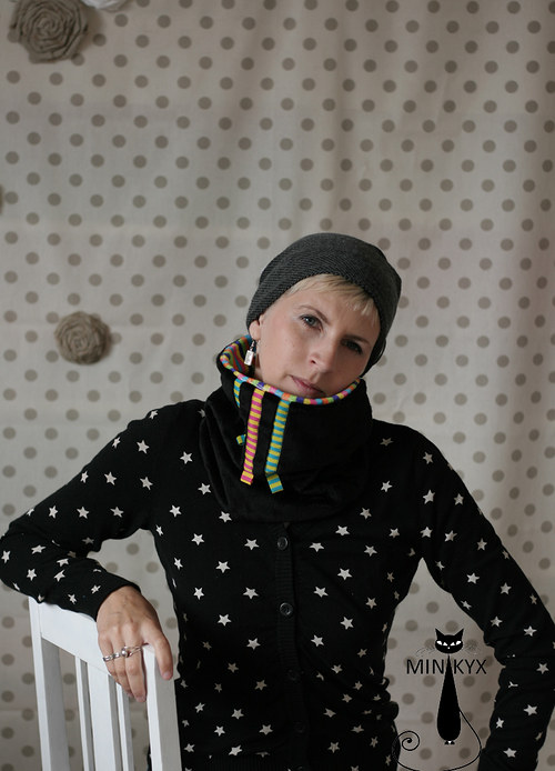 NÁKRČNÍ-KYX black/stripes — foto 3
