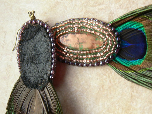 Boucles d'oreille de paon n.34 — foto 3