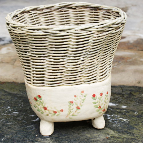 Fine rustic decoration červené kvítky — foto 4