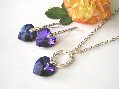 Swarovski sada Heliotrope AB ( 14 + 14 ) — foto 2