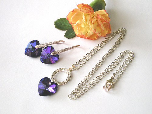 Swarovski sada Heliotrope AB ( 14 + 14 ) — foto 3