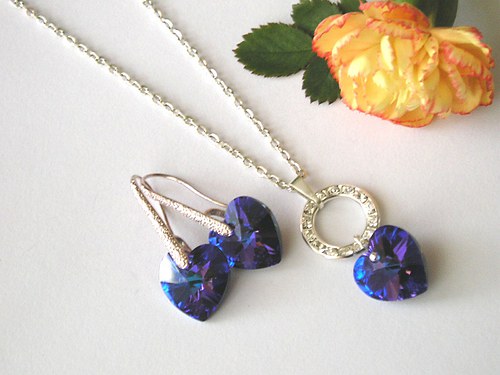 Swarovski sada Heliotrope AB ( 14 + 14 ) — foto 4