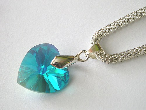 Swarovski sada Blue Zircon + náramek — foto 3