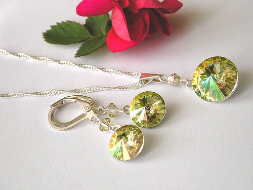 Swarovski sada Rivoli Luminous Green — foto 2