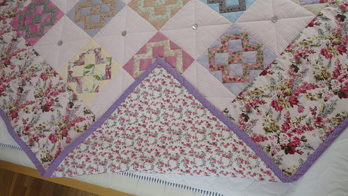 Patchworková romantická deka — foto 3